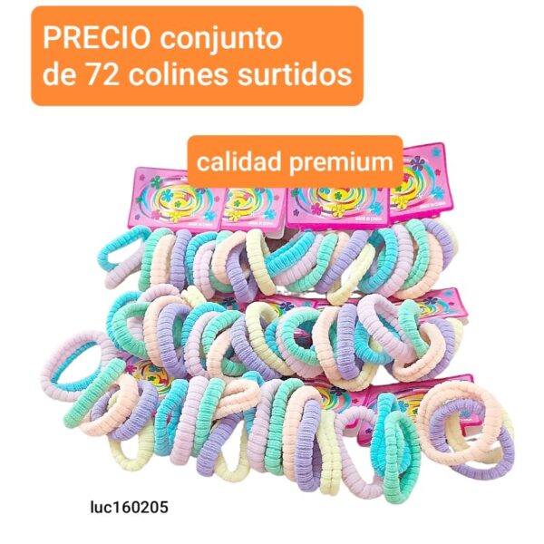 Luc160205.precio conjunto de 72 colines surtidos