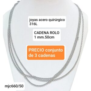 Mjc660/50cm.precio conjunto de 3 cadenas