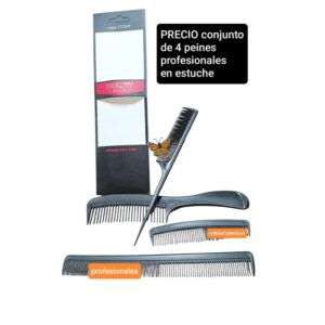 Luc137615.precio set 4 peines en estuche