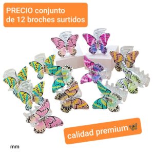 PRECIO conjunto de 12 broches surtidos