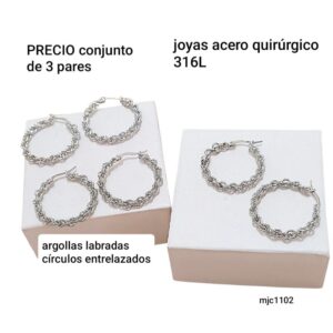 Mjc1102.precio conjunto de 3 pares