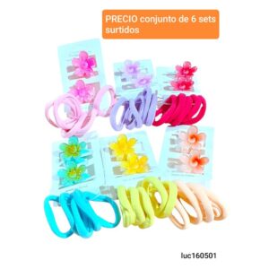 Luc160501.PRECIO conjunto de 6 sets surtidos