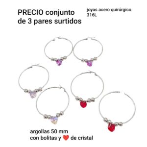 PRECIO conjunto de 3 pares surtidos