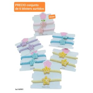 Luc160901.precio conjunto de 6 blisters surtidos