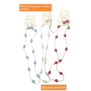 PRECIO conjunto de 3 collares surtidos