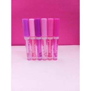 6 unidades de brillo labial pink 21 ( surtidos de colores)
