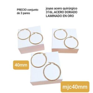Mjc40mm precio conjunto de 3 pares