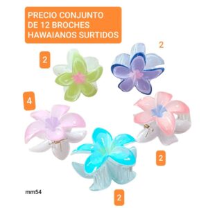 Mm54.precio conjunto de 12 broches surtidos