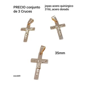 Mjc449.precio conjunto de 3 cruces