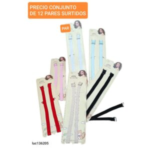 Luc136205.precio conjunto de 12 pares surtidos