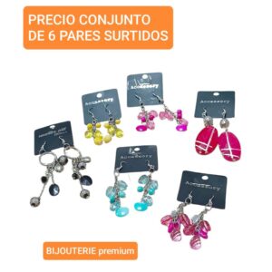 PRECIO conjunto de 6 pares surtidos