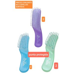 PRECIO conjunto de 6 cepillos surtidos