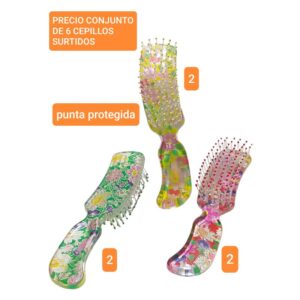 PRECIO conjunto de 6 cepillos surtidos