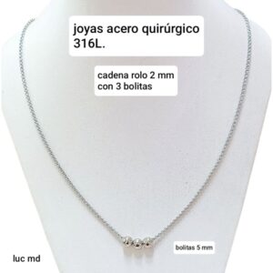 Luc md.cadena 3 bolitas rolo