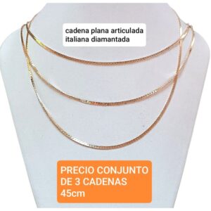 PRECIO conjunto de 3 cadenas