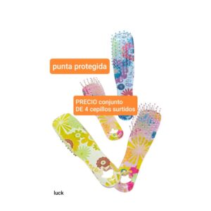 PRECIO conjunto de 4 cepillos surtidos