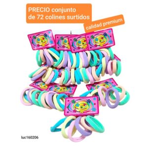 Luc160206.precio conjunto de 72 colines surtidos
