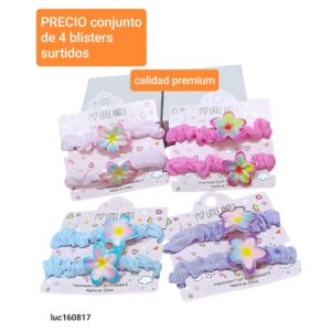 Luc160817.precio conjunto de 4 blisters surtidos