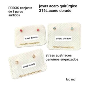 PRECIO conjunto de 3 pares surtidos