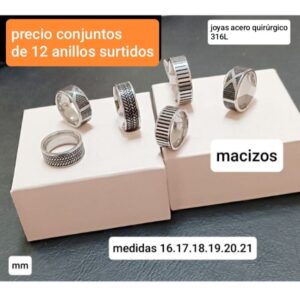 PRECIO conjunto de12 anillos surtidos