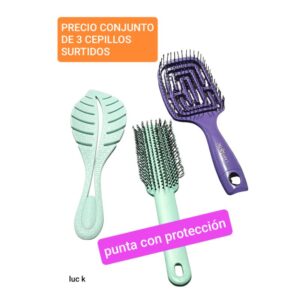 PRECIO conjunto de 3 cepillos surtidos