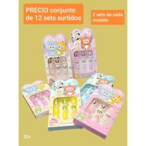 32v.precio conjunto de 12 sets surtidos