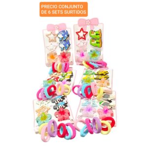 PRECIO conjunto de 6 sets surtidos