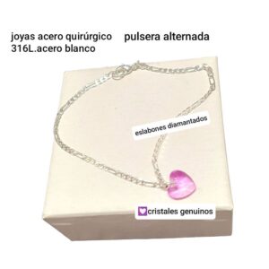 Pulsera con 💟cristales genuinos