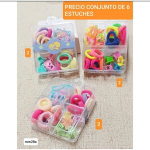 Mm28a.PRECIO conjunto de 6 estuches surtidos