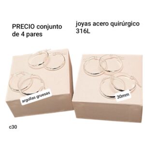C30.precio conjunto de 4 pares