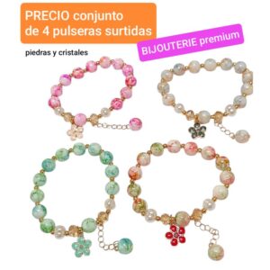 PRECIO conjunto de 4 pulseras surtidas
