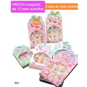 32u.precio conjunto de 12 sets surtidos
