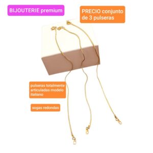 PRECIO conjunto de 3 pulseras