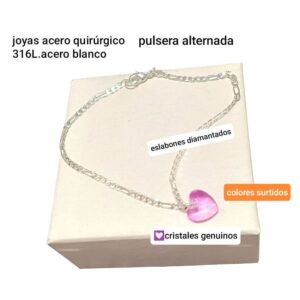 Pulsera con 💟cristales genuinos