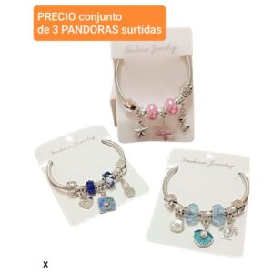 PRECIO conjunto de 3 PANDORAS surtidas