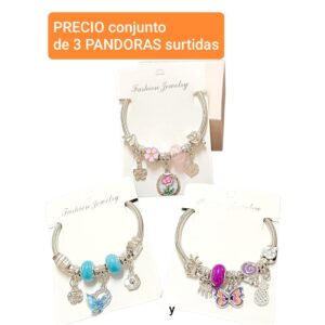 PRECIO conjunto de 3 PANDORAS surtidas