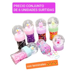 PRECIO conjunto de 6 unidades surtidas