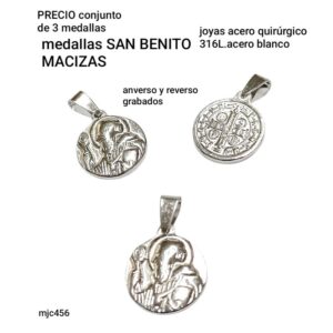 Mjc456.precio conjunto de 3 medallas