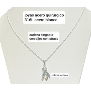 Conjunto colores surtidos.cadena singapur