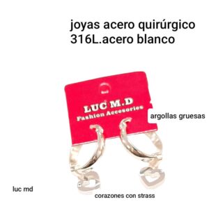 Aros ❤️con strass