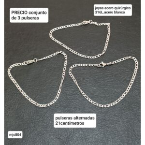Mjc804.precio conjunto de 3 pulseras