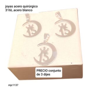 Mjc1137.precio conjunto de 3 dijes