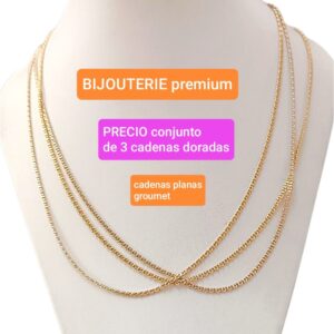 PRECIO conjunto de 3 cadenas