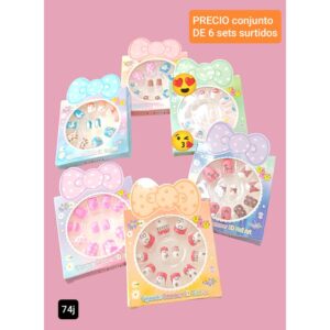 74j.precio conjunto de 6 sets surtidos