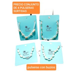 PRECIO conjunto de 4 pulseras surtidas