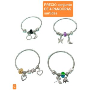G.precio conjunto de 4 PANDORAS surtidas