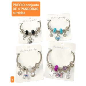Y.precio conjunto de 4 PANDORAS surtidas
