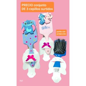 PRECIO conjunto de 3 cepillos surtidos
