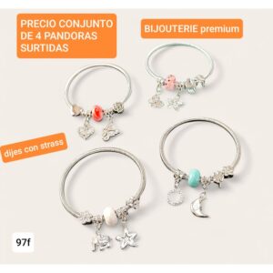 97f precio conjunto de 4 PANDORAS surtidas