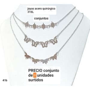 41b precio conjunto de 3 unidades surtidas